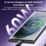 Yesido CA200 1.2m 60W USB / Type-C to Type-C / 8 Pin Fast Charging Data Cable(Black) - Charging Cable & Lightning Data