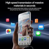 Yesido CA207 60W Type-C to Type-C Elbow Fast Charging Data Cable with Phone Holder, Length:1.2m(Gun Black) - Charging Cable & Lightning Data