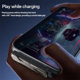 Yesido CA207 60W Type-C to Type-C Elbow Fast Charging Data Cable with Phone Holder, Length:1.2m(Gun Black) - Charging Cable & Lightning Data