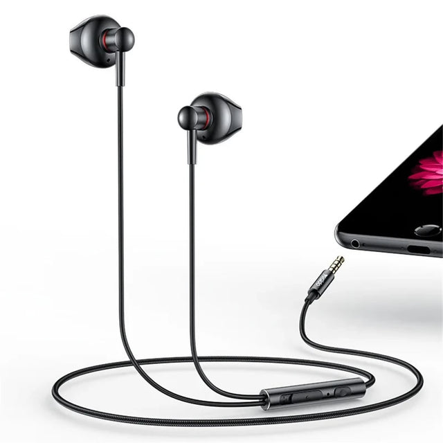 Yesido YH47 3.5mm Wired Earphone Built-in Microphone HiFi Sound Headset - Earphones