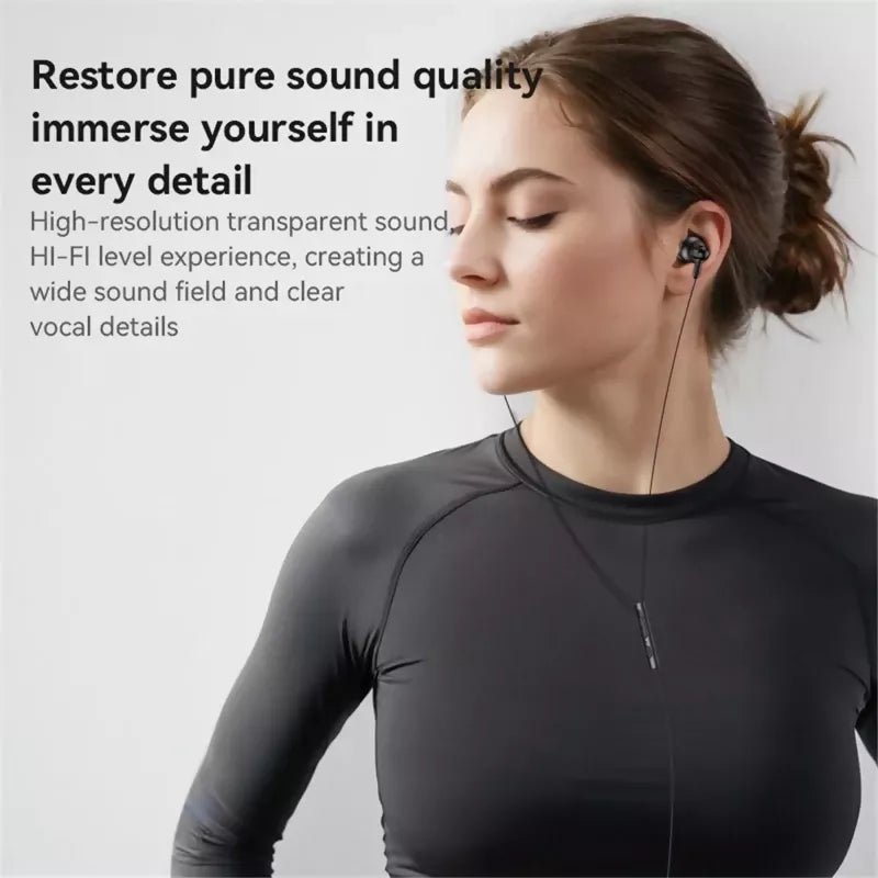 Yesido YH47 3.5mm Wired Earphone Built-in Microphone HiFi Sound Headset - Earphones