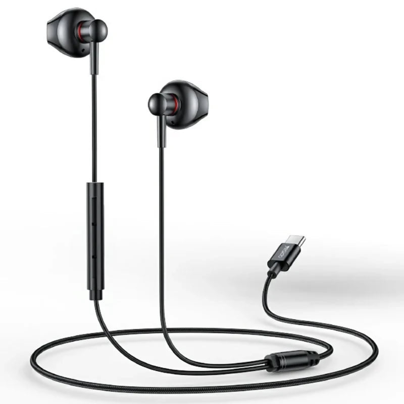 Yesido YH49 Type-C Digital Earphones Lossless Audio Wired Earbuds - Earphones