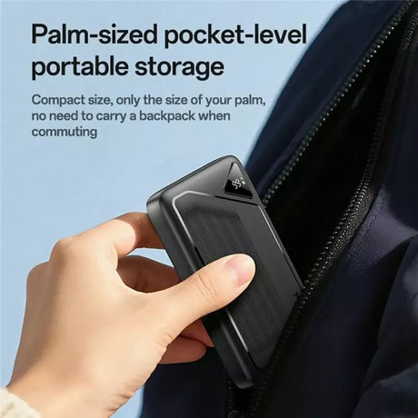 Yesido YP85 20000mAh Power Bank with Built In Type C + iP Cables Digital Display 22.5W Fast Charging Portable Charger - Power Bank