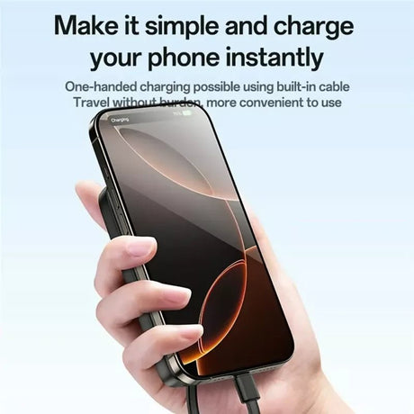 Yesido YP85 20000mAh Power Bank with Built In Type C + iP Cables Digital Display 22.5W Fast Charging Portable Charger - Power Bank