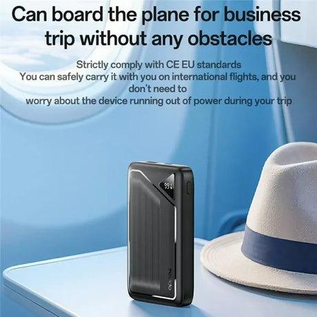 Yesido YP85 20000mAh Power Bank with Built In Type C + iP Cables Digital Display 22.5W Fast Charging Portable Charger - Power Bank