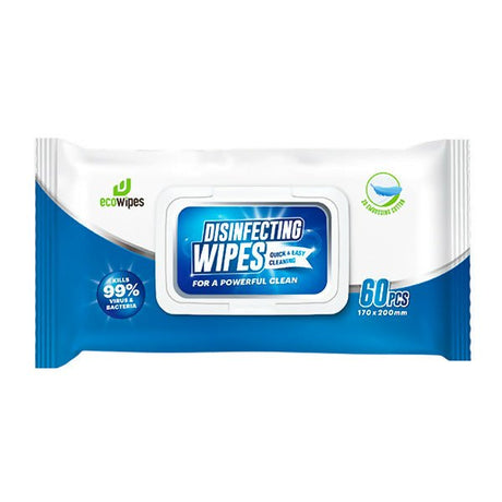 ក្រដាសសើម Yuniku Killa 99% Virus & Bacteria 60pcs - កន្សែងសើម ក្រដាសស្ងួត និងសំឡីត្បាលត្រចៀក (Wet Wipes, Dry Paper & Earwax)