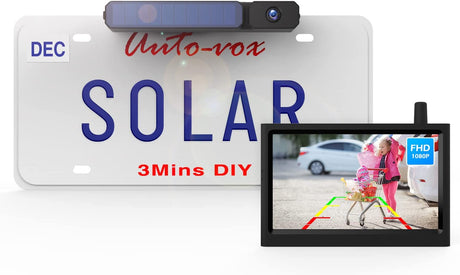 Solar Wireless Backup Camera for Truck -