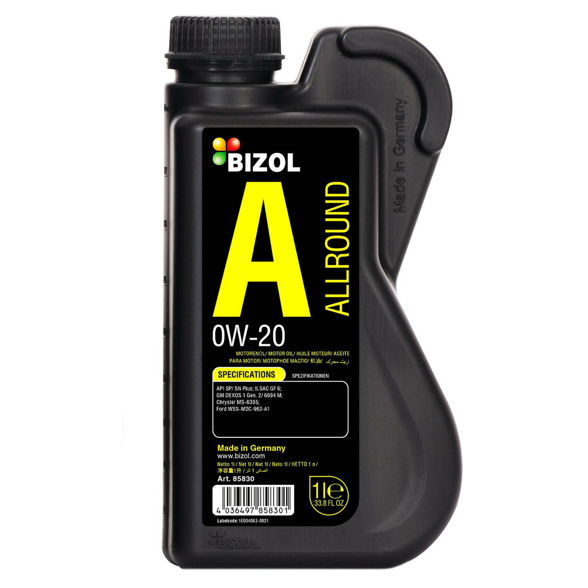 ប្រេងម៉ាស៊ីន BIZOL Allround 0W-20 - Motor Oil