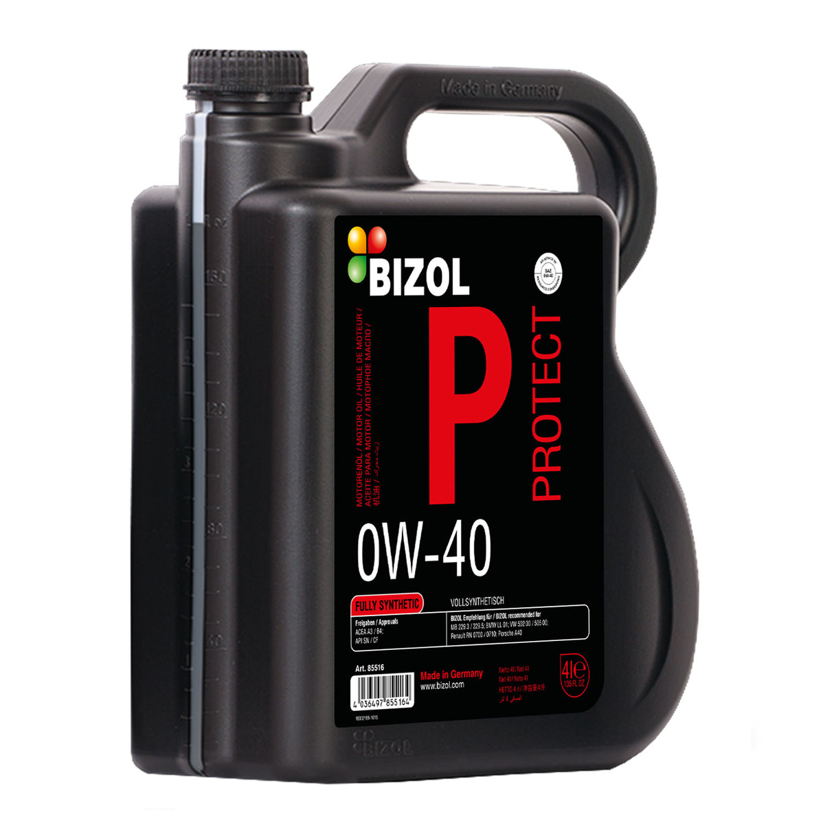 ប្រេងម៉ាស៊ីន BIZOL Protect 0W-40 - Motor Oil