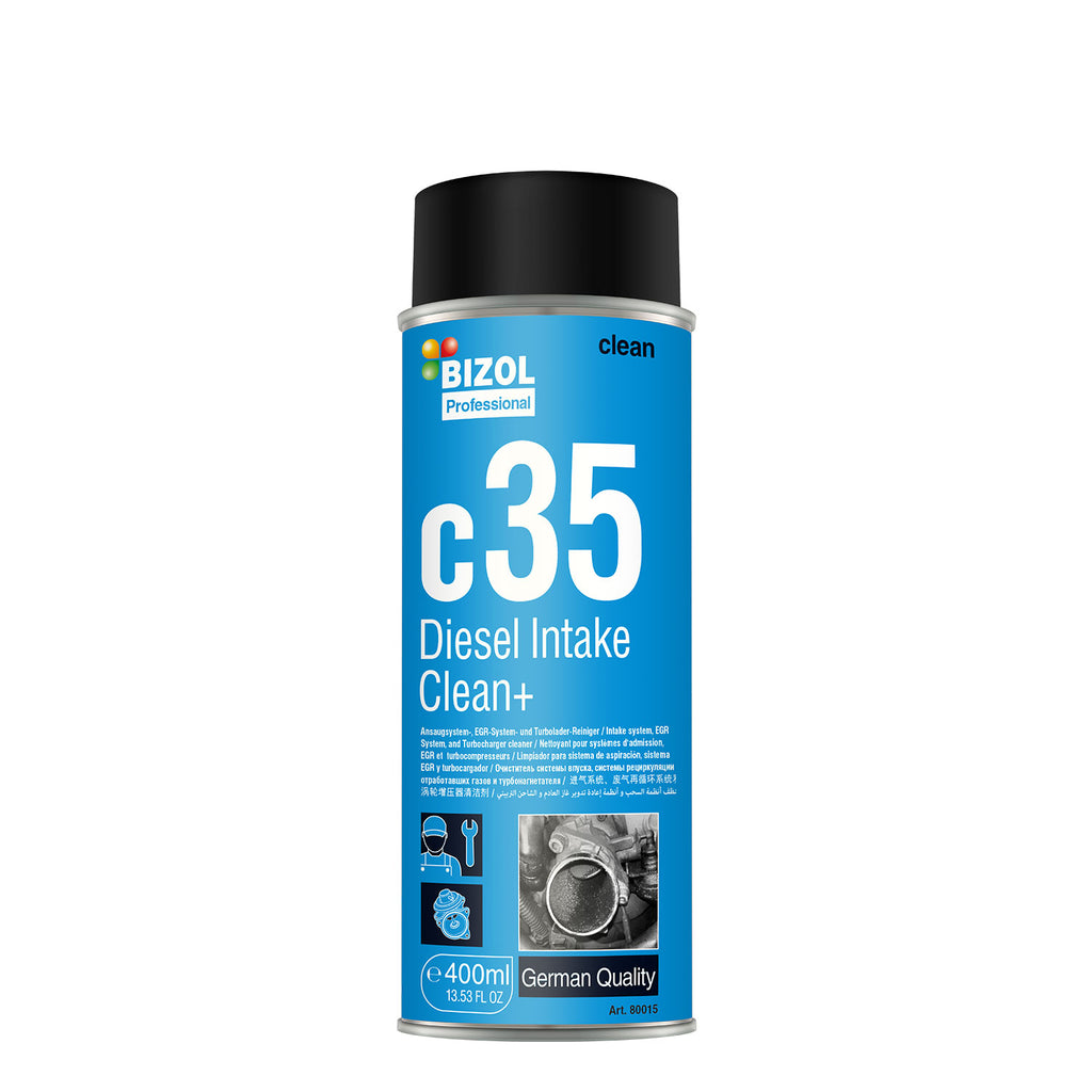 ស្ព្រៃយ៏ថែទាំរថយន្ត BIZOL Diesel Intake Clean+ c35 - លាងសម្អាត កអ៊ែរ ប្រព័ន្ធEGR និងទែរបូរ - Technical Spray