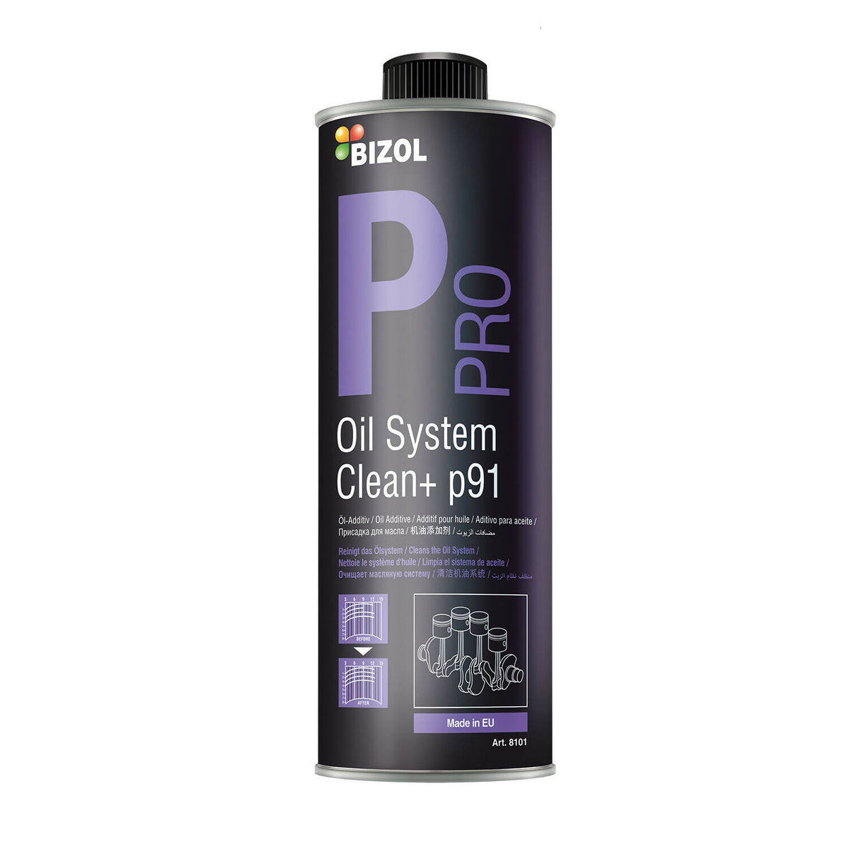 ប្រេងជំនួយ BIZOL Pro Oil System Clean+ p91 ...