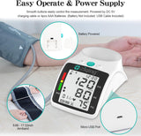 ZIQING Blood Pressure Monitor Premium with Blood Pressure Cuff Storage Bin and Adjustable 8.7''-17.3'' Cuff, 198 Memory Sets, Irregular Heartbeat Detection, Voice Broadcast, an Exquisite Home Use -